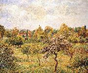 Camille Pissarro The apple trees on the lawn oil painting artist